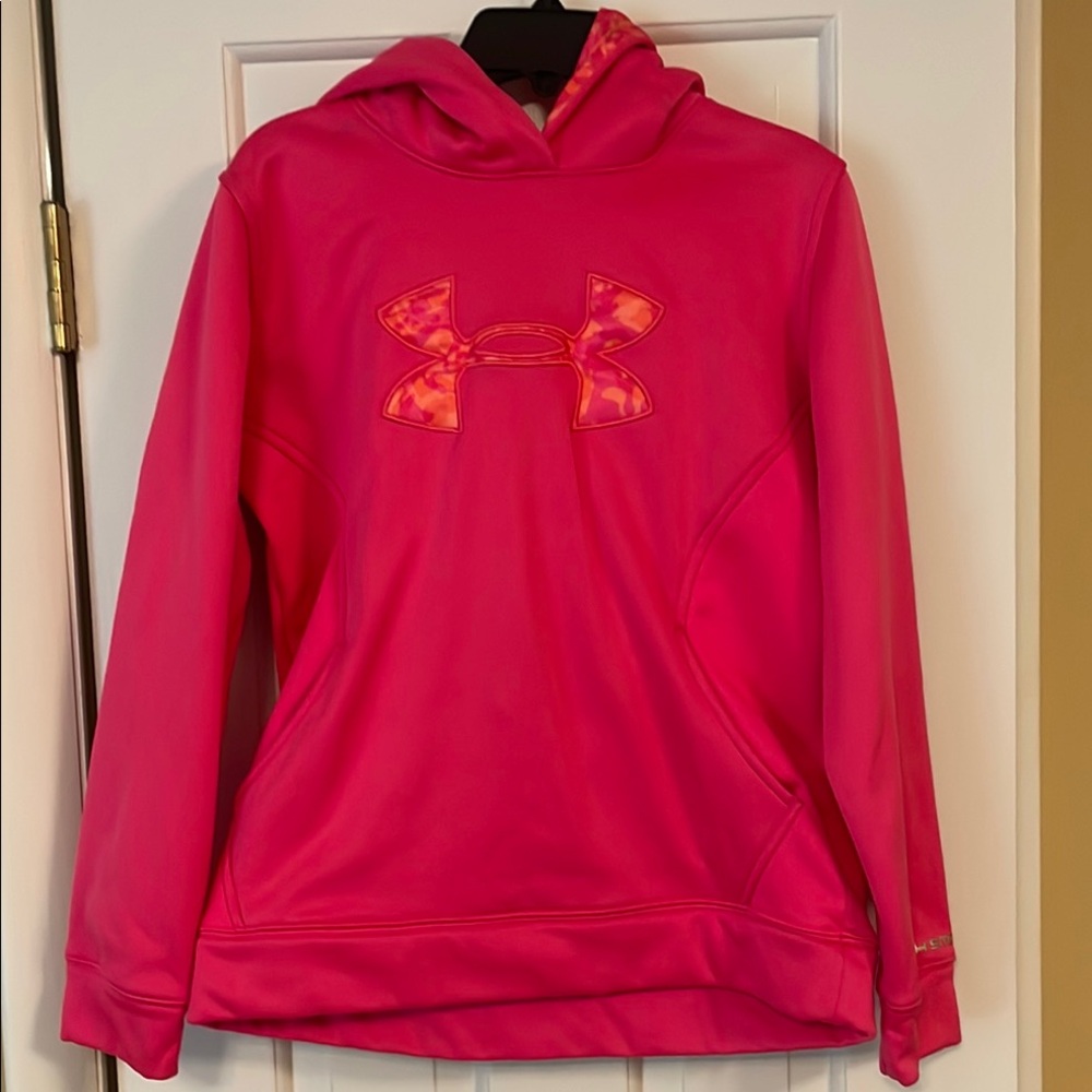 Under Armour Vibrant Pink and Orange Hoodie